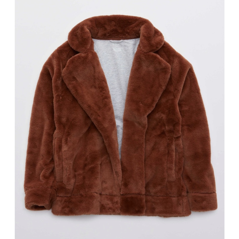 Faux fur jacket
